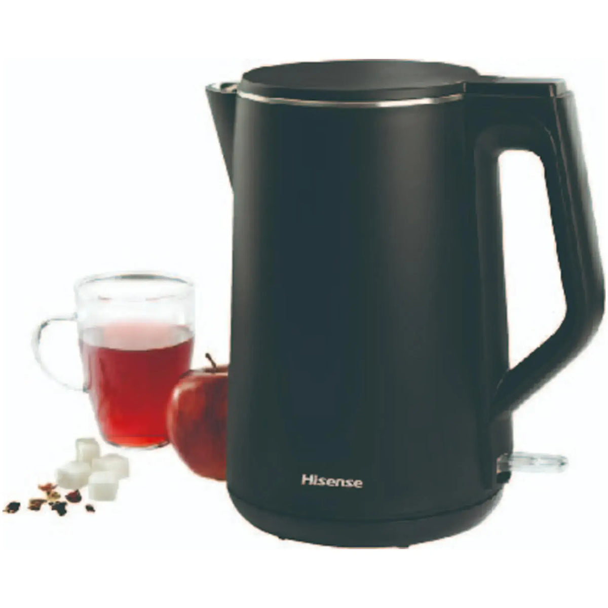 Hisense 1.5L Double-Wall Electric Kettle 2200W – Black (HK15DWBK)