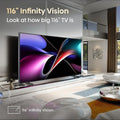 Hisense TV ULED 116 Inch UX 4K Smart RGB-MiniLED TV