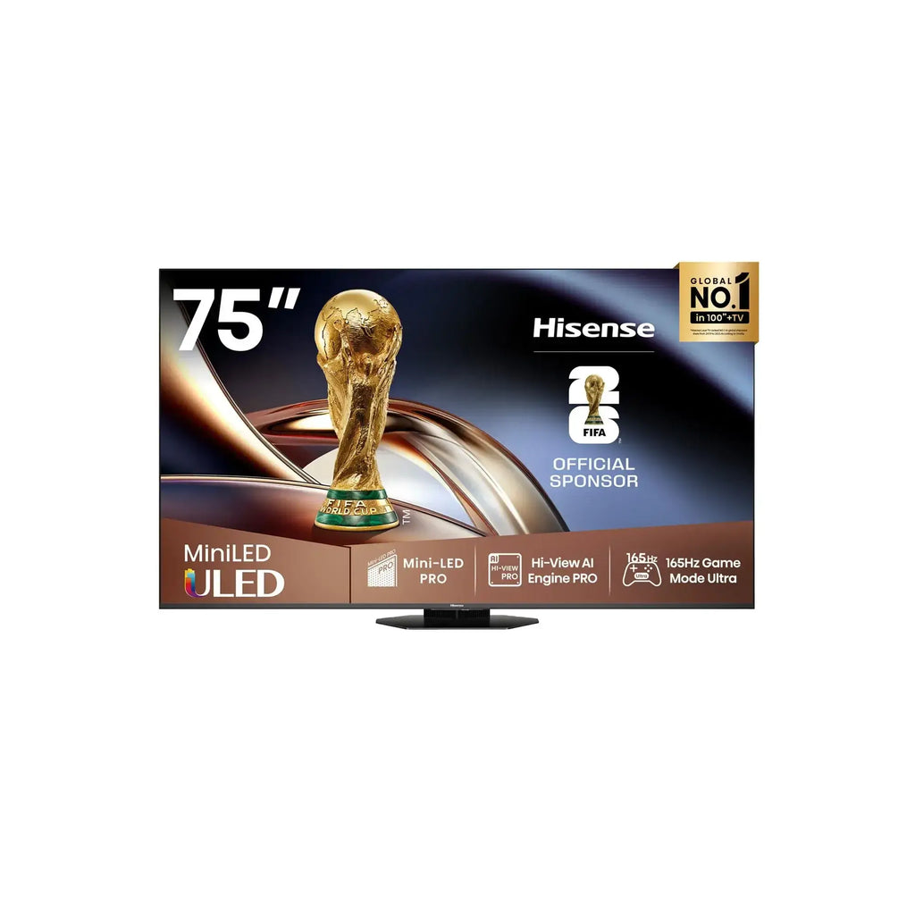 Hisense 75-Inch U8Q ULED 4K Mini-LED Smart TV – 165Hz VRR Gaming TV