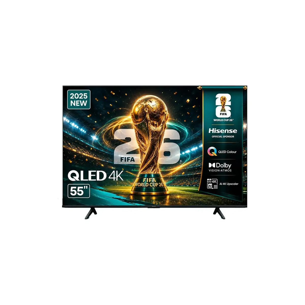Hisense 55-Inch Q6Q QLED 4K Smart TV – 4K Ultra HD