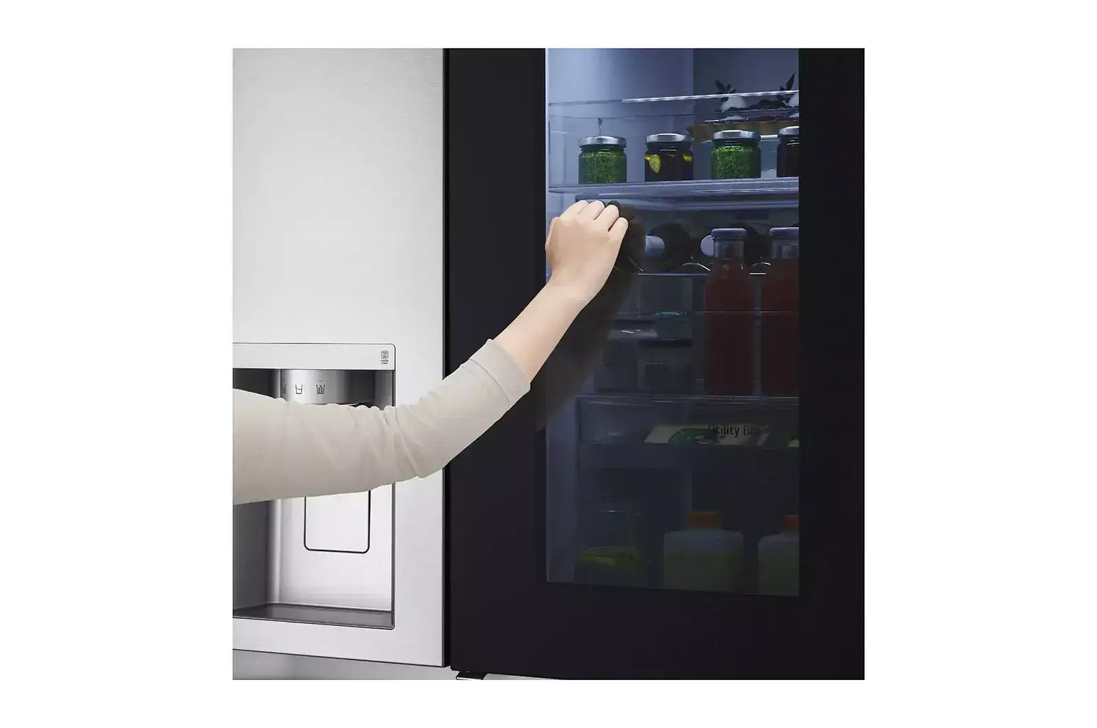 LG 674L Side-by-Side Refrigerator GC-X257CSES with InstaView Door-in-Door - Image 2
