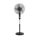 Maxi 18-Inch Black Rechargeable Standing Fan (45AC-KYS)
