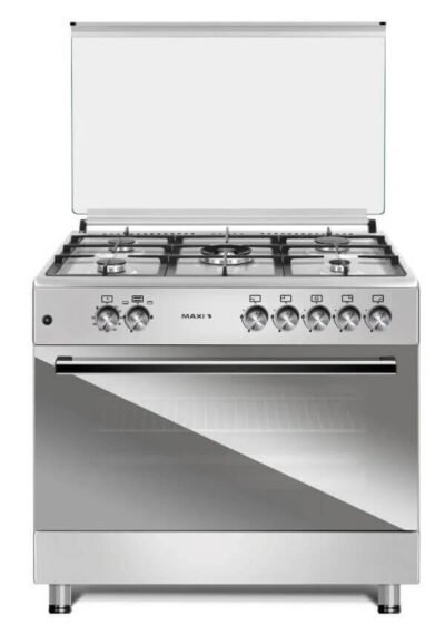 Maxi 60x90cm Gas Cooker with 5 Burners – Matte Inox (TR)