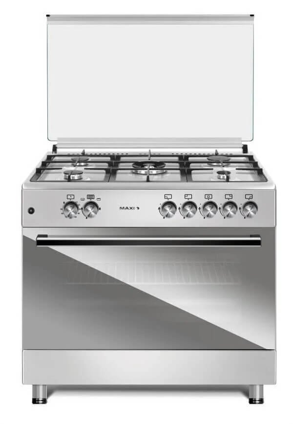 Maxi 60x90cm Gas Cooker with 5 Burners – Matte Inox (TR)