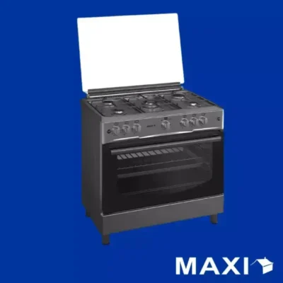 Maxi 60×90 cm Gas Cooker (4+2 Burners) – Matte Inox (TR)
