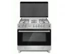 Maxi 90cm Gas Cooker 4+2 Burners – Stainless Steel (Inox)