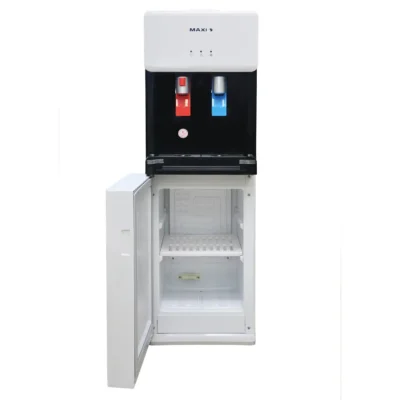 Maxi Water Dispenser with Bottom Fridge, 2 Faucets (1675S-B)